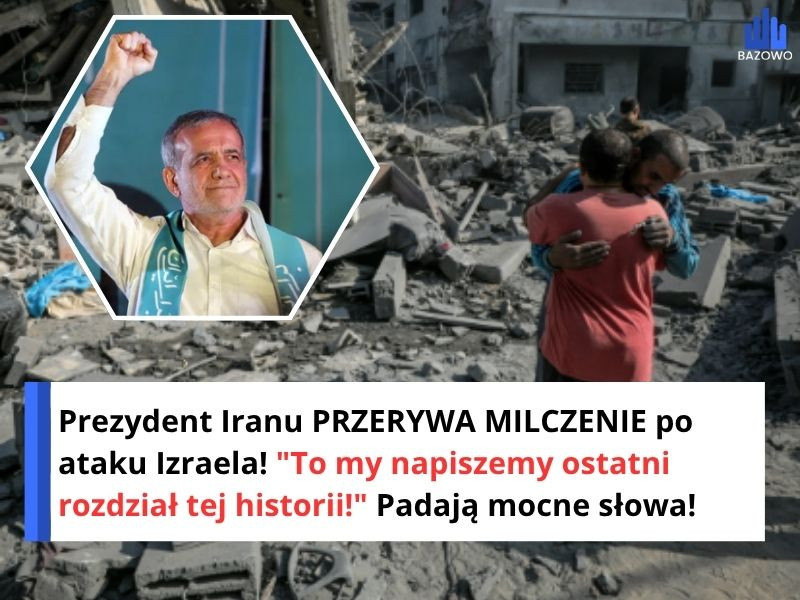 Prezydent Iranu PRZERYWA MILCZENIE po ataku Izraela! "To my napiszemy ostatni rozdział tej historii!" Padają mocne słowa!